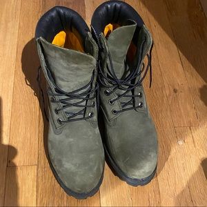 Custom Green timberland